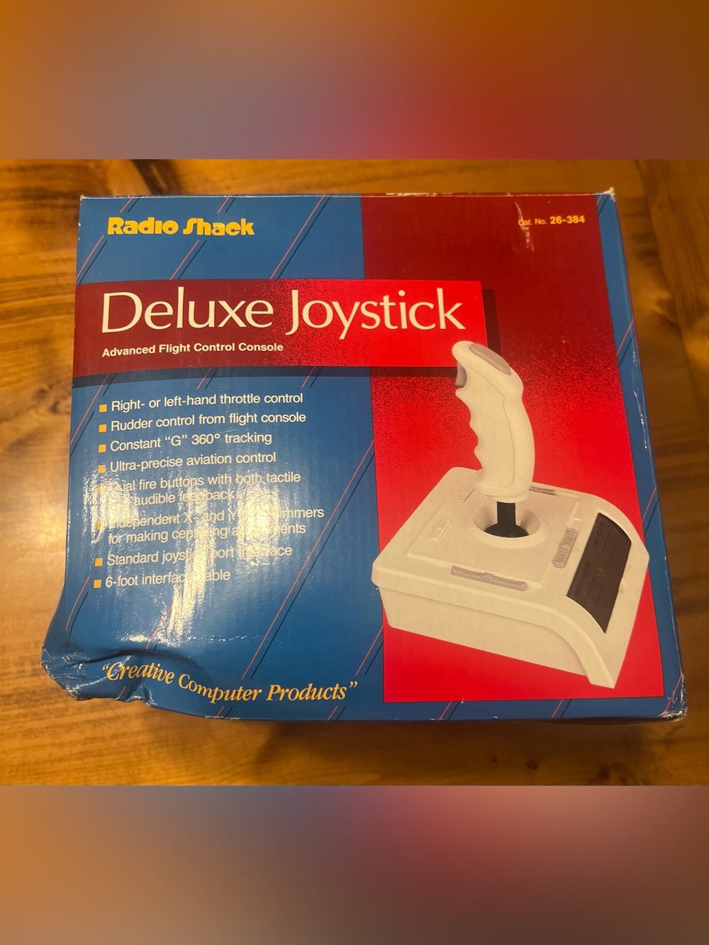 RadioShack Deluxe Joystick Advanced Flight Control Console 26-384 Vintage NOS